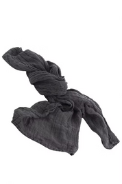Hemp Voile Scarf - Anthracite